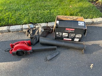 Craftsman Electric Leaf Blower And Vacuum Works Great