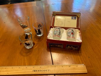 Shot Glass Lot, New York Mets Salem Massachusetts, Samurai And Bermuda