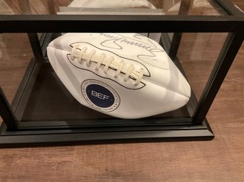 Boomer Esiason Foundation  Signed With Certificate Of Authenticity NFL Signed Football In Case