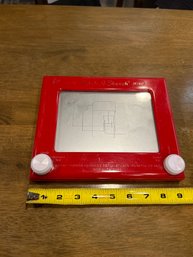 Old School Magic Etch A Sketch Screen Works Fine