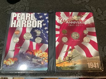 Commemorative Gallery 70th Anniversary Of Pearl Harbor Silver 1941 Coins & 2011