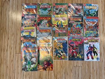 Lot Of 22 DC COMICS Infinity Inc Comic Books