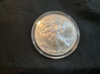 2004 American Silver Eagle - 1 Ounce Pure Silver - No Mint Mark - Brilliant Uncirculated