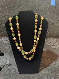 Vintage Joan River Multi Colored Beaded Necklace
