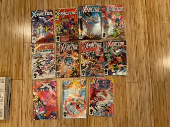 Lot Of COMIC BOOKS Marvel Comics X FACTOR 1-6 8 9 14 15 And Annual 1