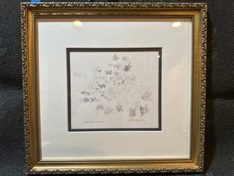 Signed Framed Pencil Sketch Guillaume Azoulay Sketches Varies Etudes 2007