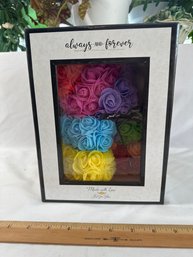 New In Box ALWAYS & FOREVER Flower Bear Rainbow