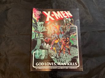 MARVEL GRAPHIC NOVEL #5 X-MEN GOD LOVES MAN KILLS**1982**1ST PRINT**KEY**