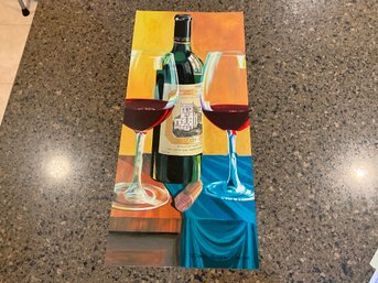 Dima Gorban Limited Edition Serigraph, Wine For Two Hand Signed