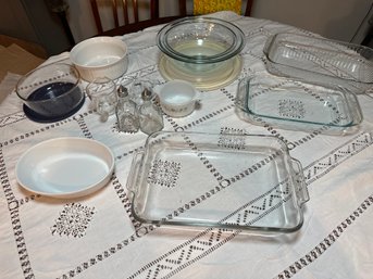 Large Cookware Bakeware Serve Ware, Pyrex Glass, Dishes, Bowls, Casserole, Baking Dishes See All Photos