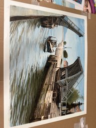 Blynman Bridge Artist Proof, By William Nelson, Signed  26x20