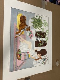 Signed And Numbered Lithograph Miriam Ecker Cassiopeia 29x22