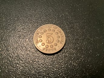 1869 US Shield Nickel