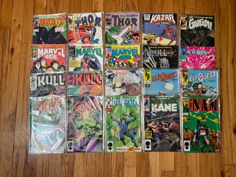 Great Lot Of 20 Vintage Marvel Comics Comic Books