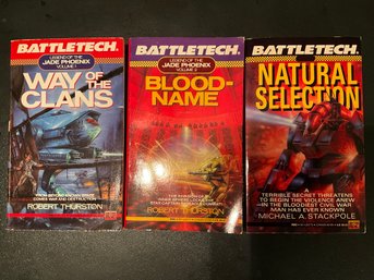 Battletech Legend Of The Jade Phoenix Trilogy Volume 1 & 2 And Natural Selection