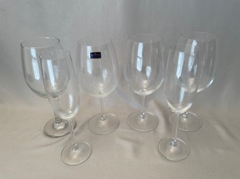 6 Wine Glasses Bohemia Crystal
