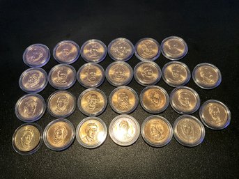 LOT Of 26 UNCIRCULATED Presidential One Dollar US Coins