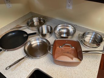 Kitchen Pots And Pans, Cuisinart, Copper Chef, La Sera, 3 Tops