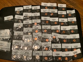 Huge Lot Of 52 Uncirculated US COINS