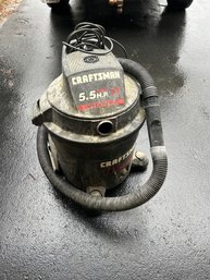 Craftsman 5.5 HP 16 Gallon Wet/dry Vac Missing One Wheel Works Great