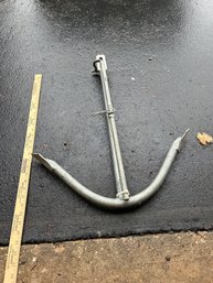 Galvanized Anchor 25 Inches High By 21 Inches In Excellent Condition