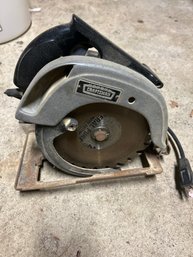 Sears 7 Inch Circular Saw Mode 315.11850 Old School The Cord Is Frayed But It Works Fine