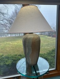 31 Inch Vintage Ceramic Table Lamp By Casual Lamps Of California 1984