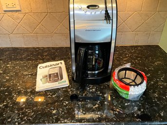 Cuisinart Automatic, Grind And Brew Coffee Maker With Filters