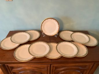 12 Lenox  Eclipse Salad Lunch Plates 8 Inch