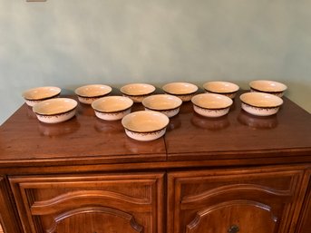 12 Lenox China Eclipse Dessert Bowls 5.25 Inch