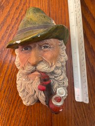 Vintage Bossons Of England Tyrolean Man, Old Salt,  W Chips