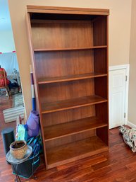 Brown Wood Shelving Book Shelf  72' H X 36' W X 14' D