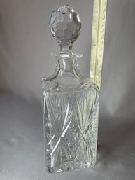 10 Crystal Whiskey Decanter