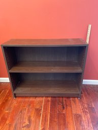 Small Dark Wood Shelving Book Shelf  30' H  X  36' W  X  12' D
