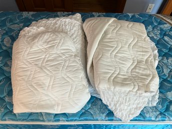 Lot Of 2 JCPenney Home Twin Size Mattress Covers