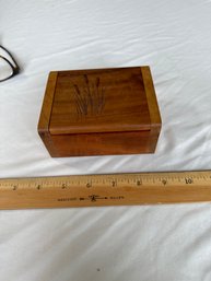 Vintage Oregon Myrtlewood Jewelry Box