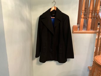 Ladies Calvin Klein Black Peacoat Size 12