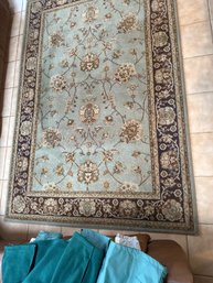 Oriental Weavers Knightsbridge Blue/Brown Area Rug Wool Blend 53 By 79