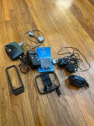 Lot Of Adaptors, Antennas Cable Splitters And Modem Blaster