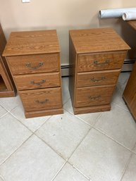 Set Of 2 Office Chest Of Drawers Filing Cabinet Or Storage Cabinets In Great Condition