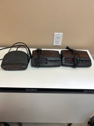 Lot Of 3 Radio Alarm Clocks Two Ge And One Sony All Work