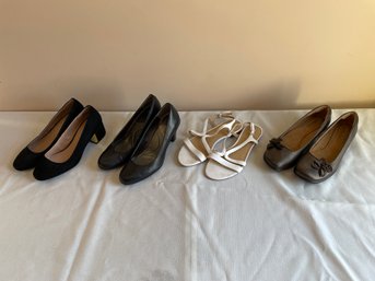 8 Pairs Woman's Shoes Sandals Pumps
