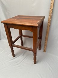 Small Wood Table 19'h X 14' W X 12'd