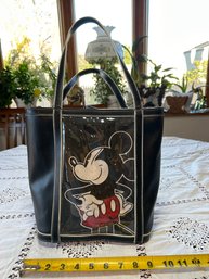 Vintage Mickey Mouse Disney Purse In Nice Condition Collectible