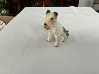 Vintage Collectible Terrier Porcelain Figurine 3.5 Inch H