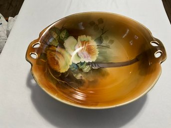 Vintage Hand Painted Noritake 9 Inch Hand-Painted Serving Bowl  Dish