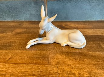 Lladro Donkey Nativity Matte Rare