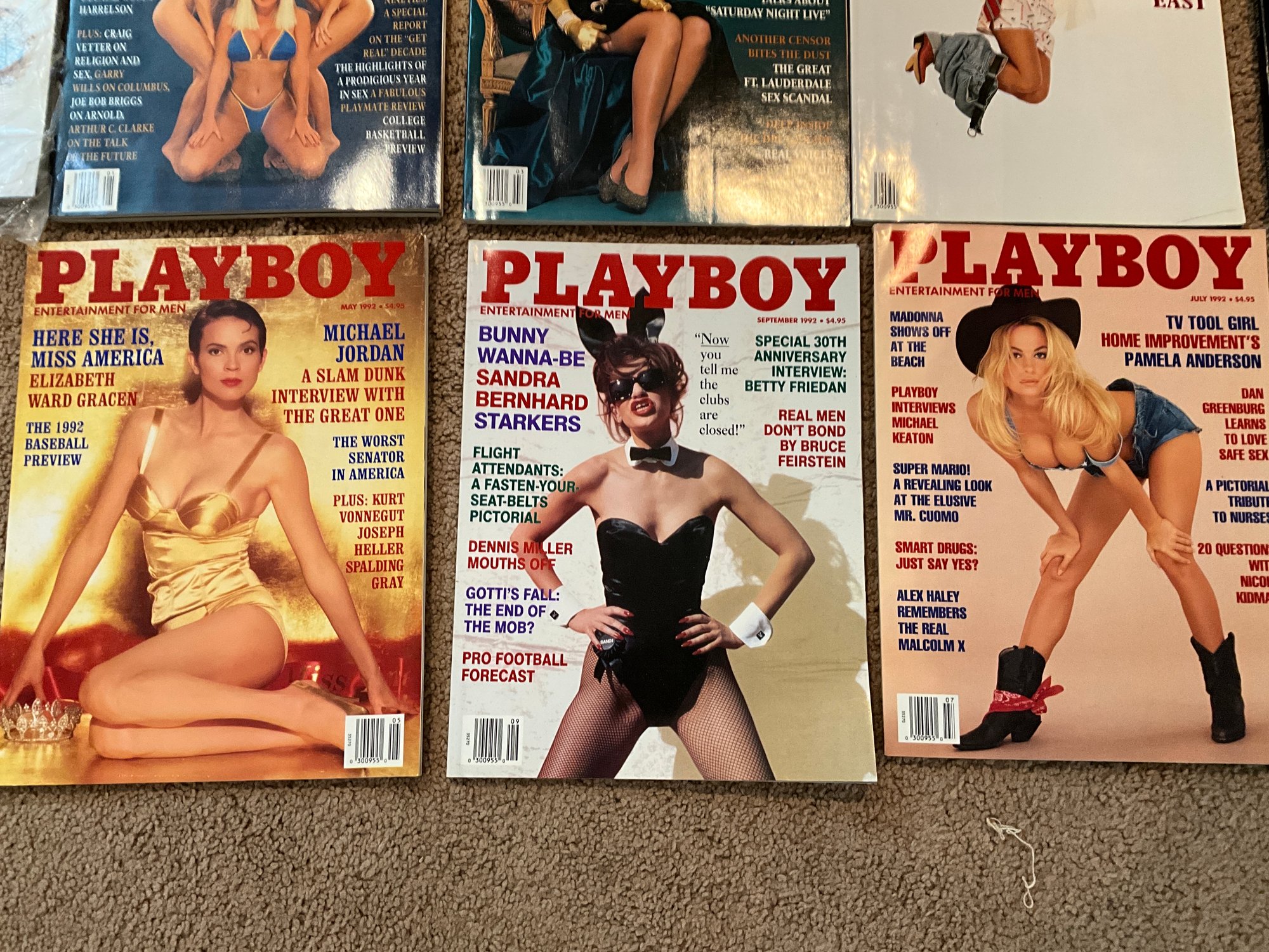 Lot Of 11 Playboy Magazines From 1992 Rachel Williams Sharon Stone Anna  Nicole Smith And More #12079 | Auctionninja.com