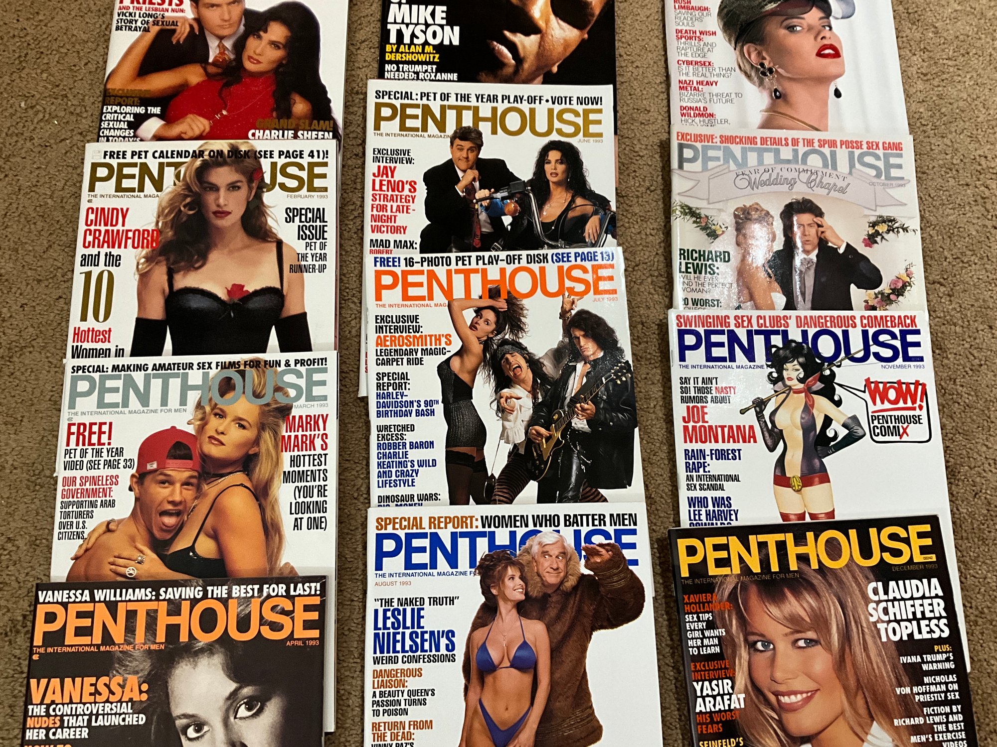 Penthouse Magazine 1993 Full Year Complete Set Of 12 Issues #12199 |  Auctionninja.com