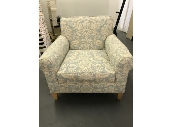 Gorgeous Light Blue Peacock Arm Chair